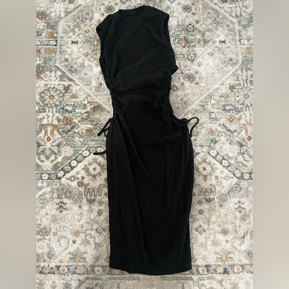 Black Maternity Sleeveless Dress